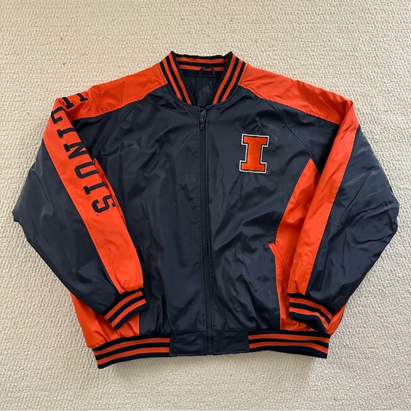 Vintage University of Illinois Leather Jacket - Picture 4 of 8